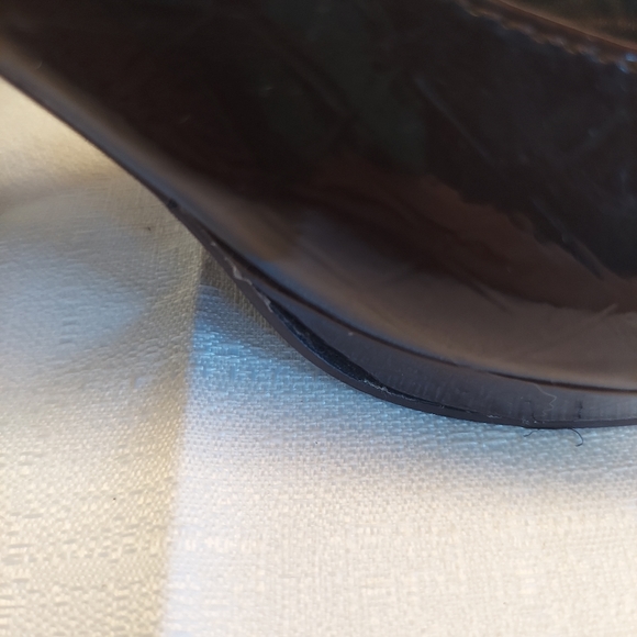 Maurices Brown Leather Heels with ankle strap Size 9M - Picture 8 of 9